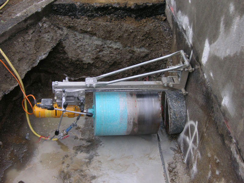 Carottage pierre et béton Morzine